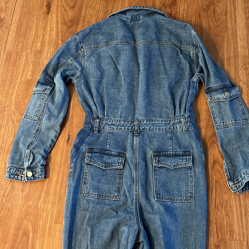 Boohoo Denim Boilersuit - image 8